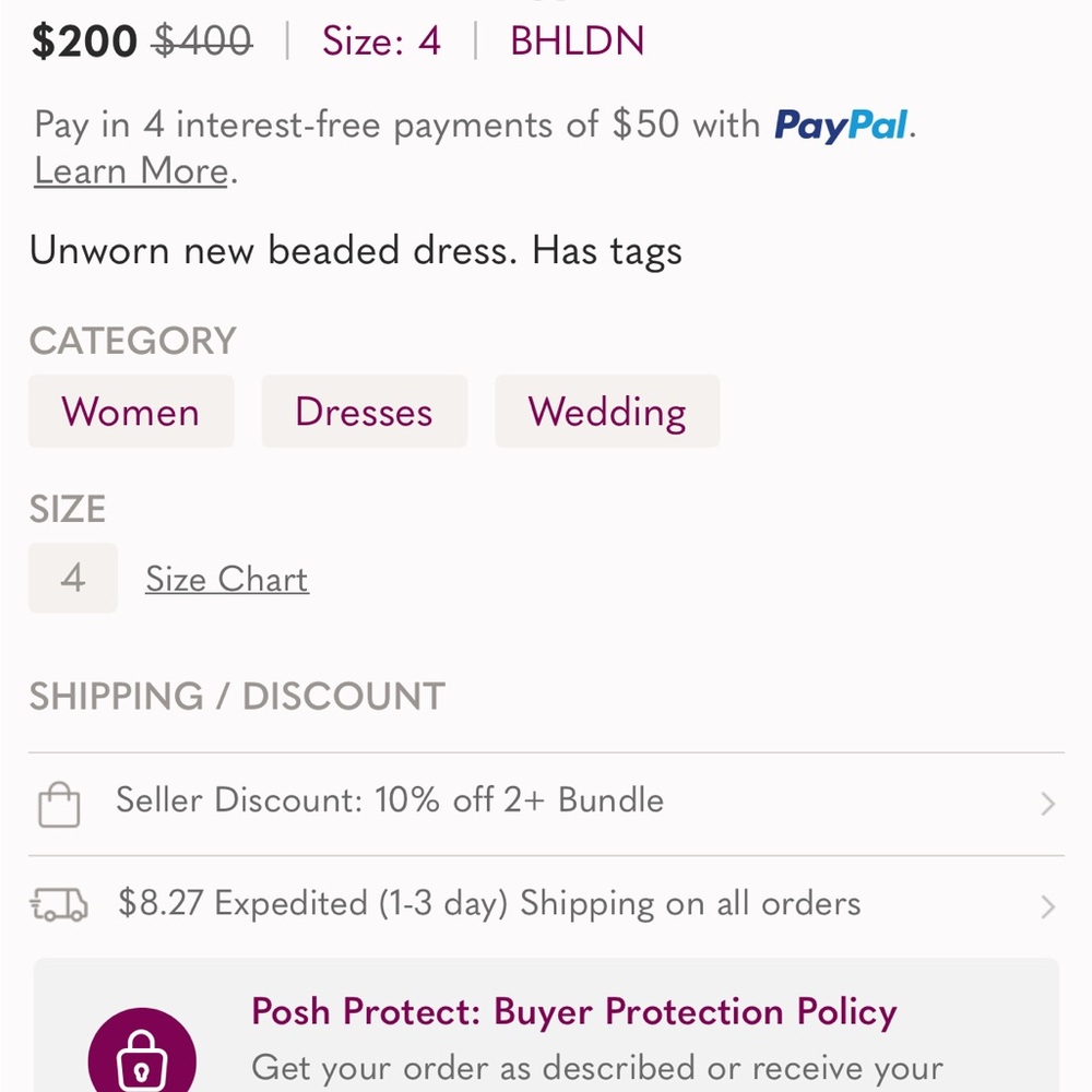 BHLDN White Cream Sheath Midi Dress Halter Sleeveless - Picture 8 of 8